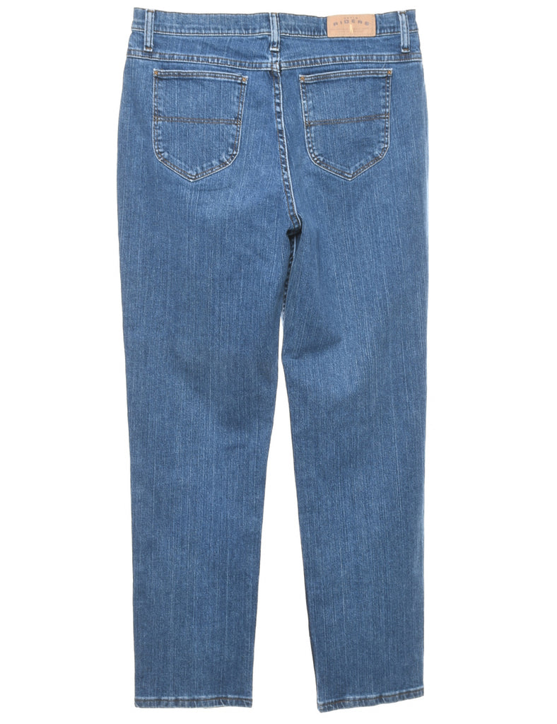 Medium Wash Tapered Jeans - W34 L33
