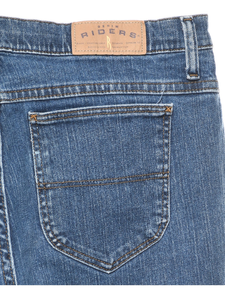 Medium Wash Tapered Jeans - W34 L33