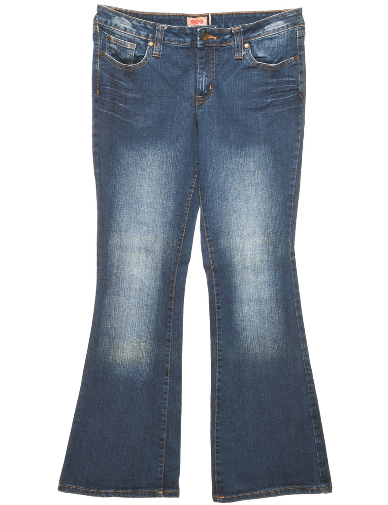 Medium Wash Y2K Bootcut Jeans - W32 L32