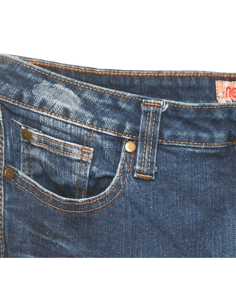 Medium Wash Y2K Bootcut Jeans - W32 L32