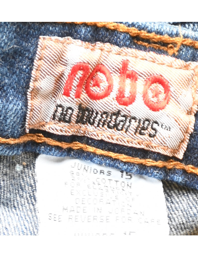 Medium Wash Y2K Bootcut Jeans - W32 L32