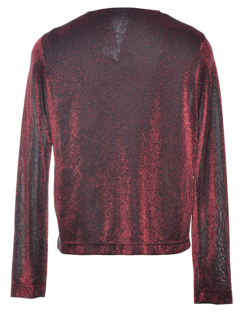 Metallic Evening Blouse - S