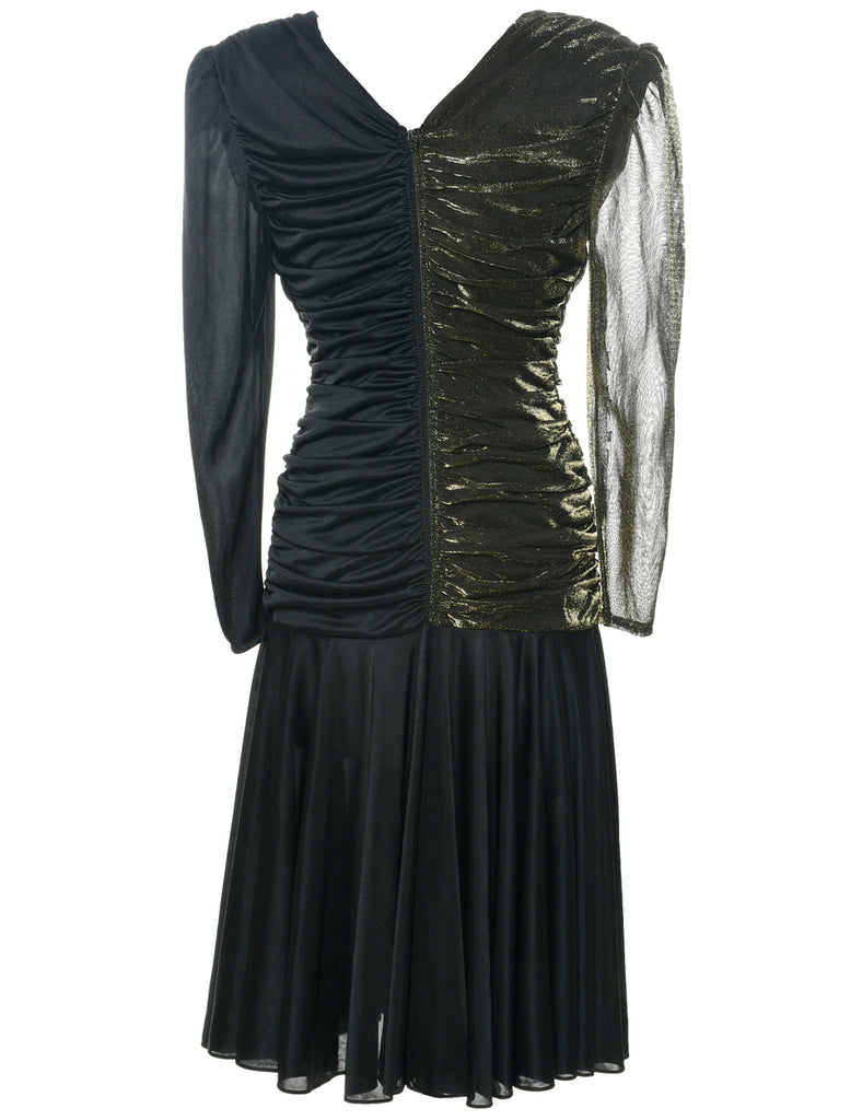 Metallic Evening Dress - S