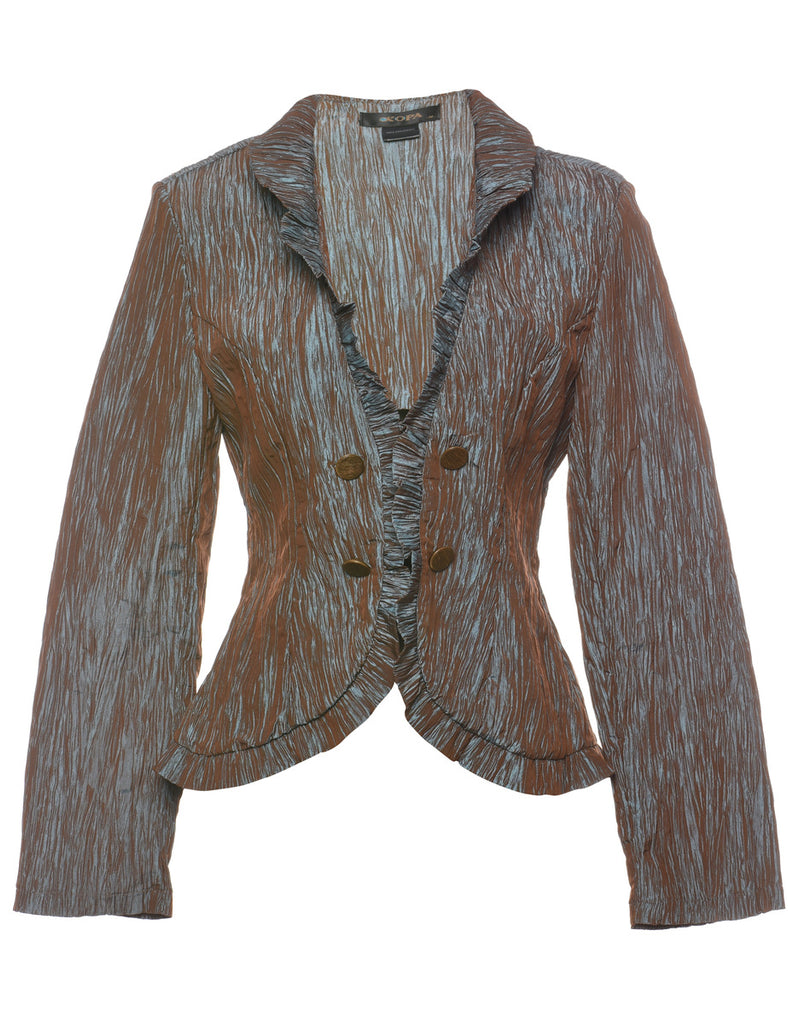 Metallic Evening Jacket - M