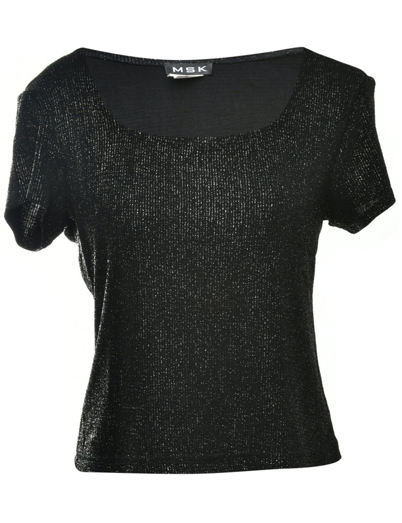 Metallic Evening Top - M