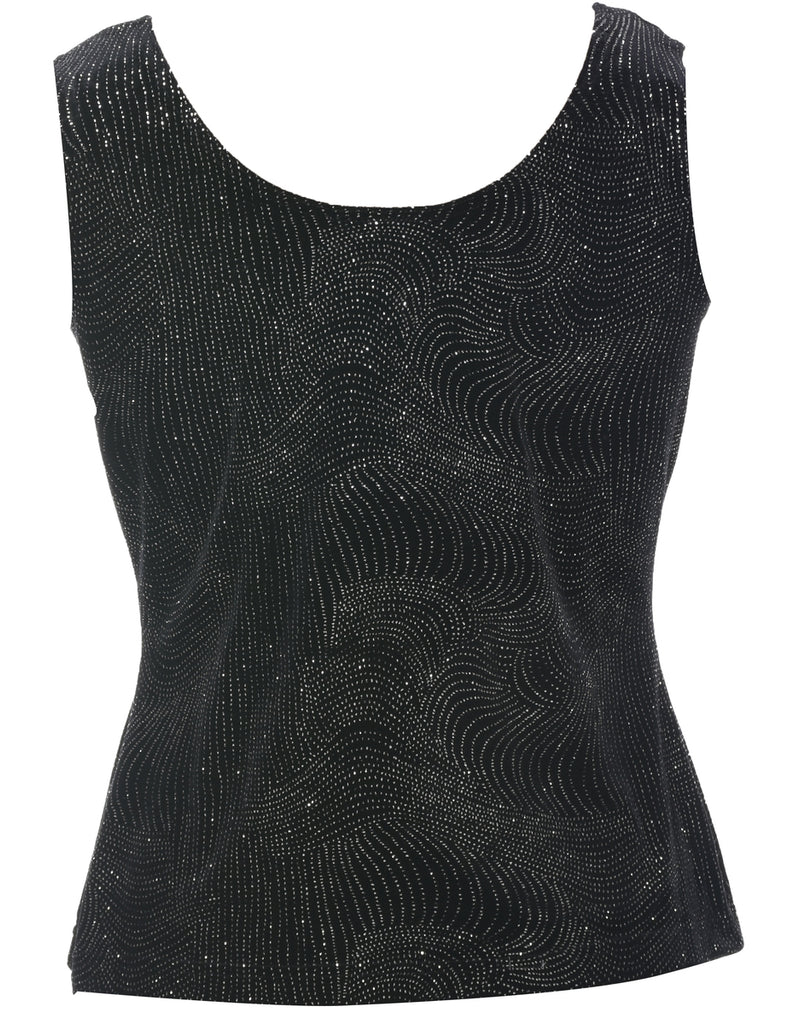 Metallic Evening Top - M