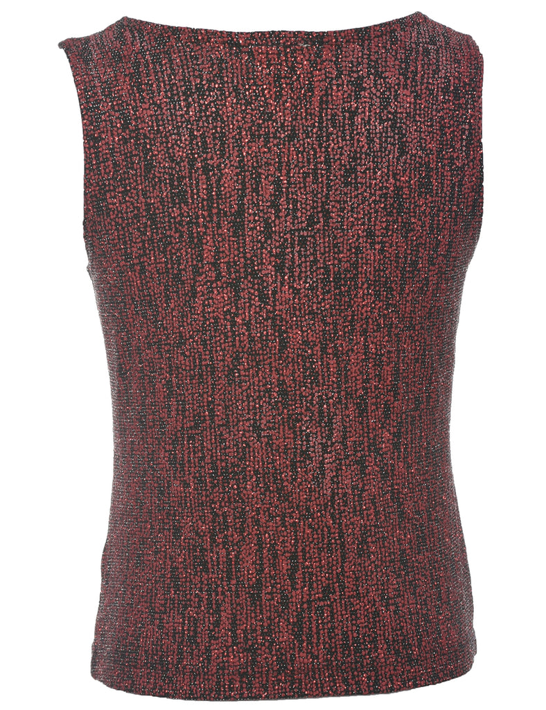 Metallic Evening Top - S
