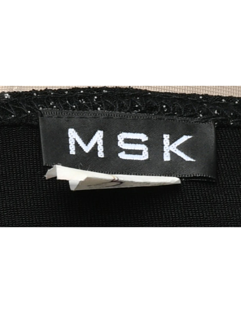 Metallic Evening Top - M