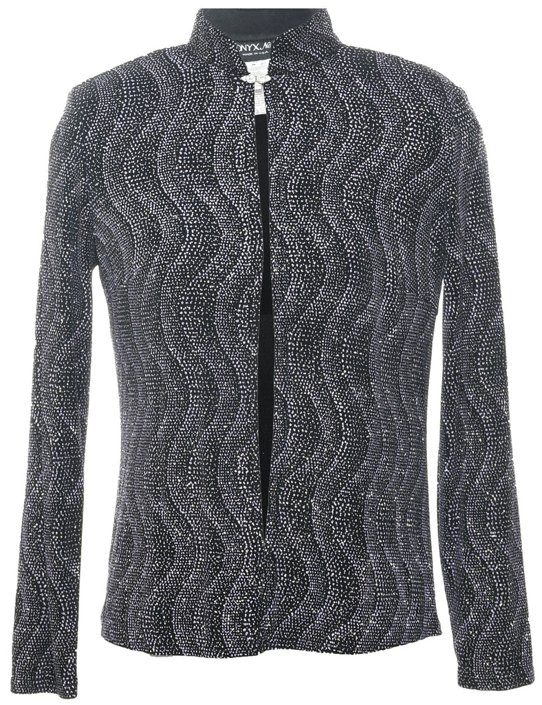 Metallic Finish Evening Jacket - S