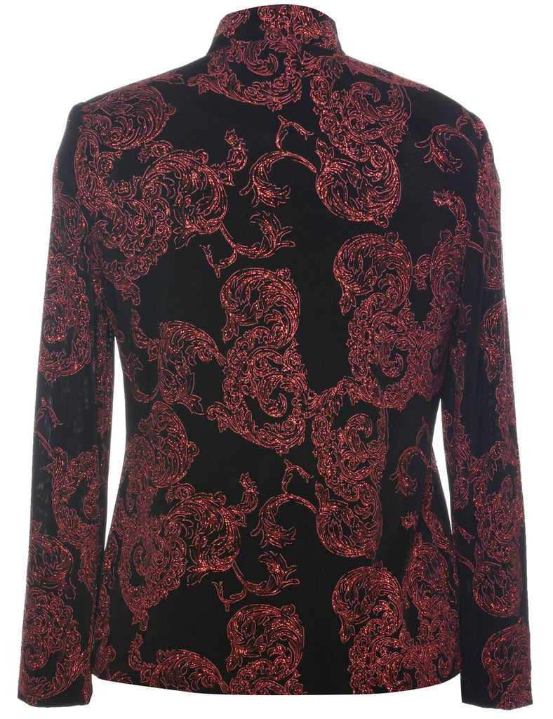 Metallic Finish Evening Jacket - S