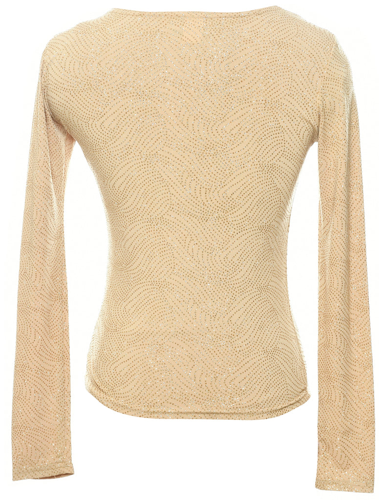 Metallic Finish Evening Top - XS
