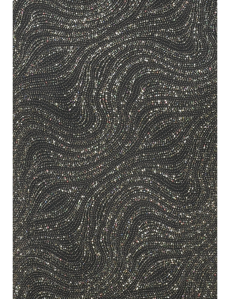 Metallic Finish Evening Top - M