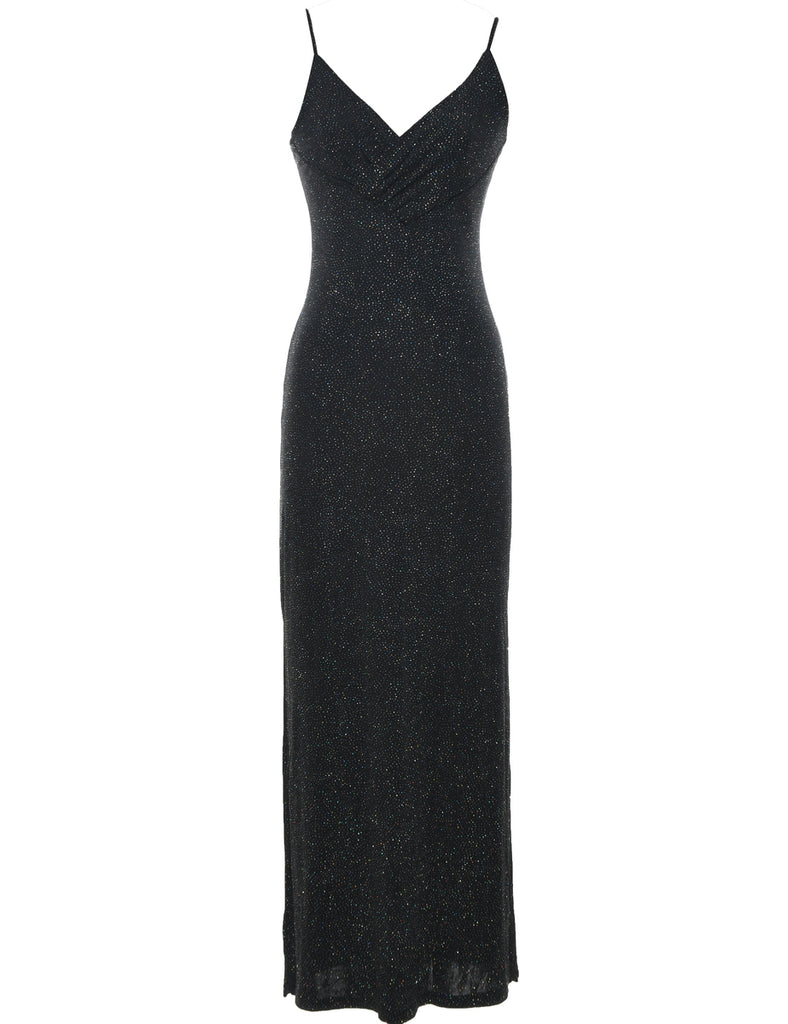 Metallic Pattern Evening Dress - XS