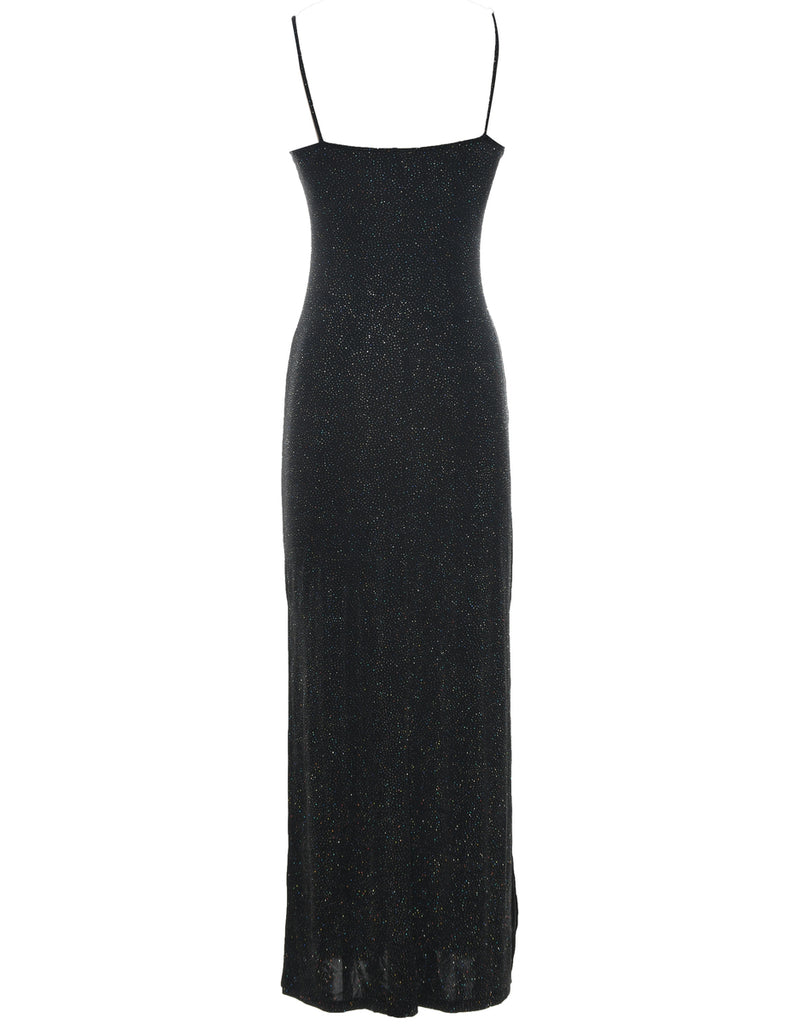 Metallic Pattern Evening Dress - XS