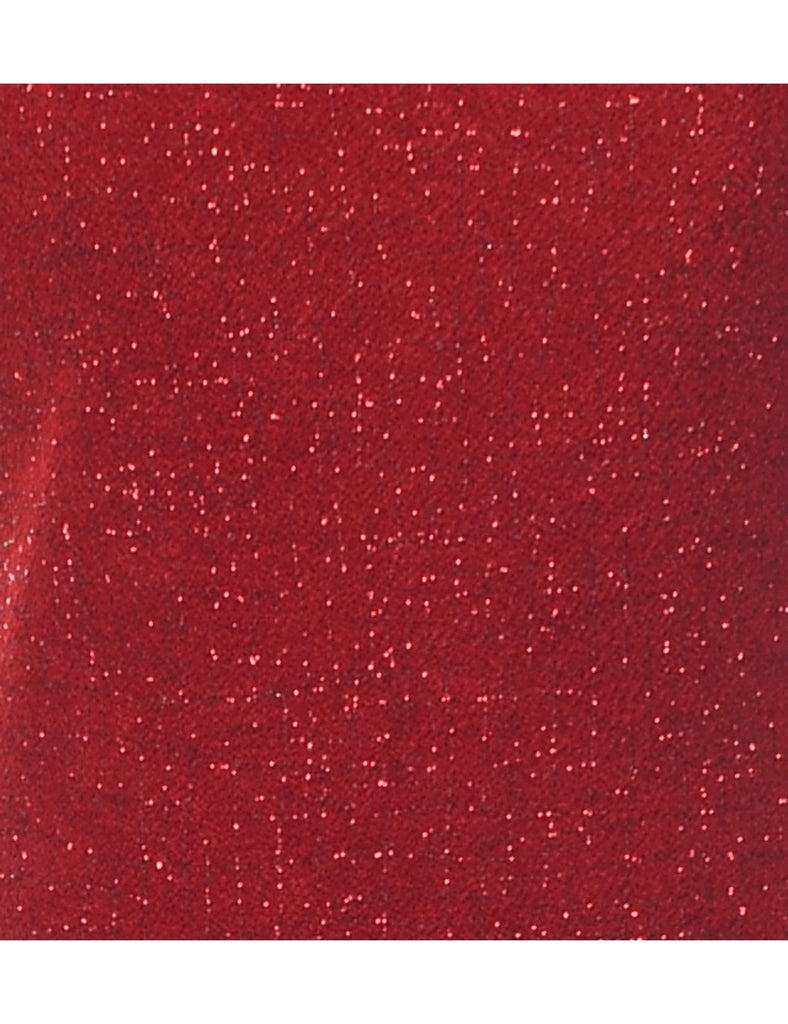 Metallic Pattern Evening Dress - XS