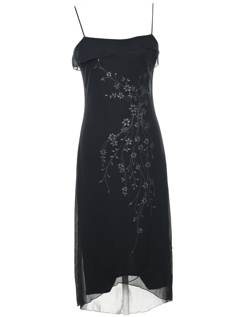 Metallic Pattern Party Dress - XS