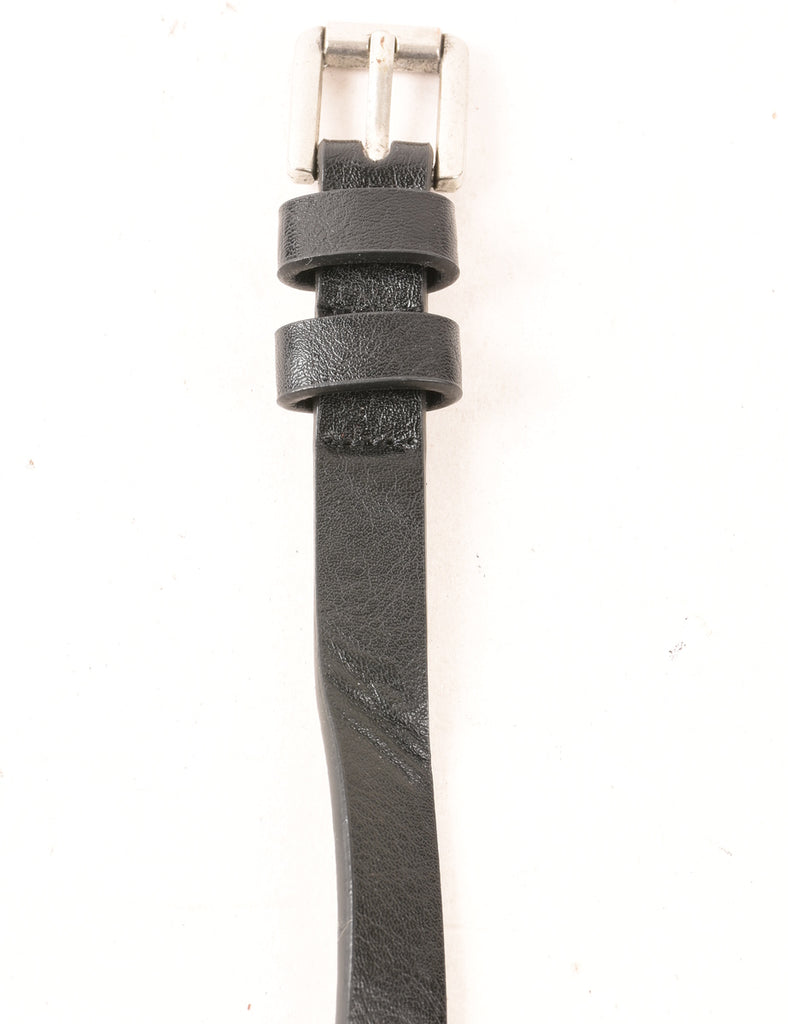 Metallic Skinny Belt - M