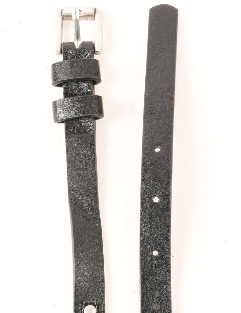 Metallic Skinny Belt - M