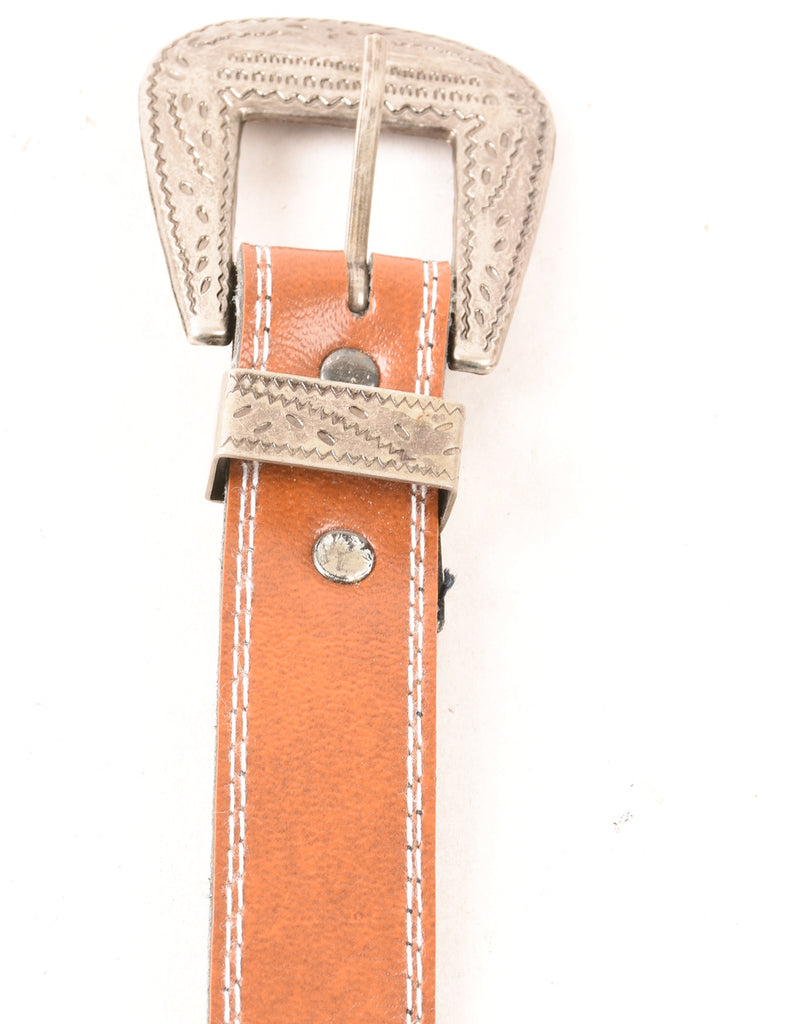 Metallic Western Belt - M