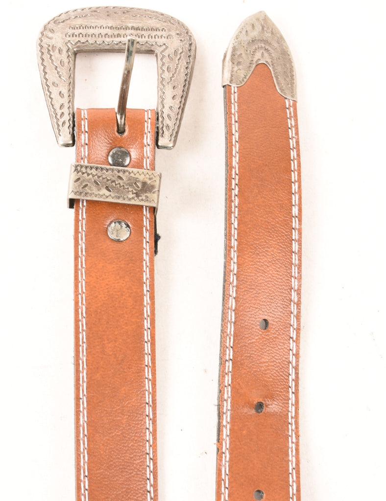 Metallic Western Belt - M