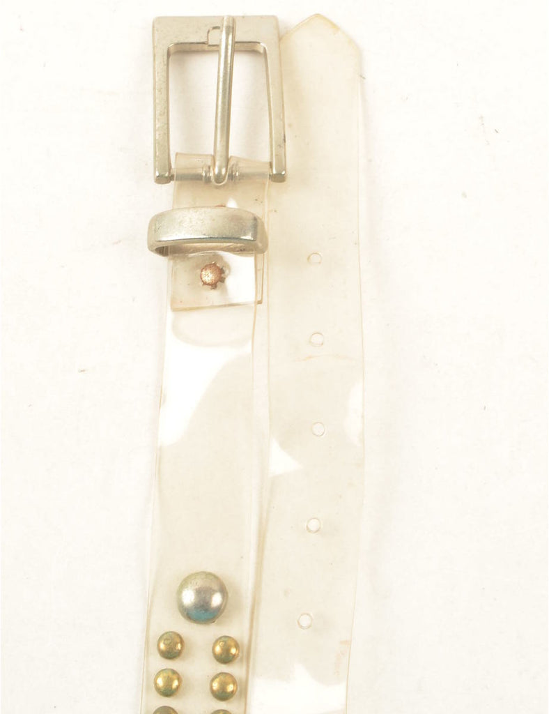 Metallic Y2K Western Belt - M