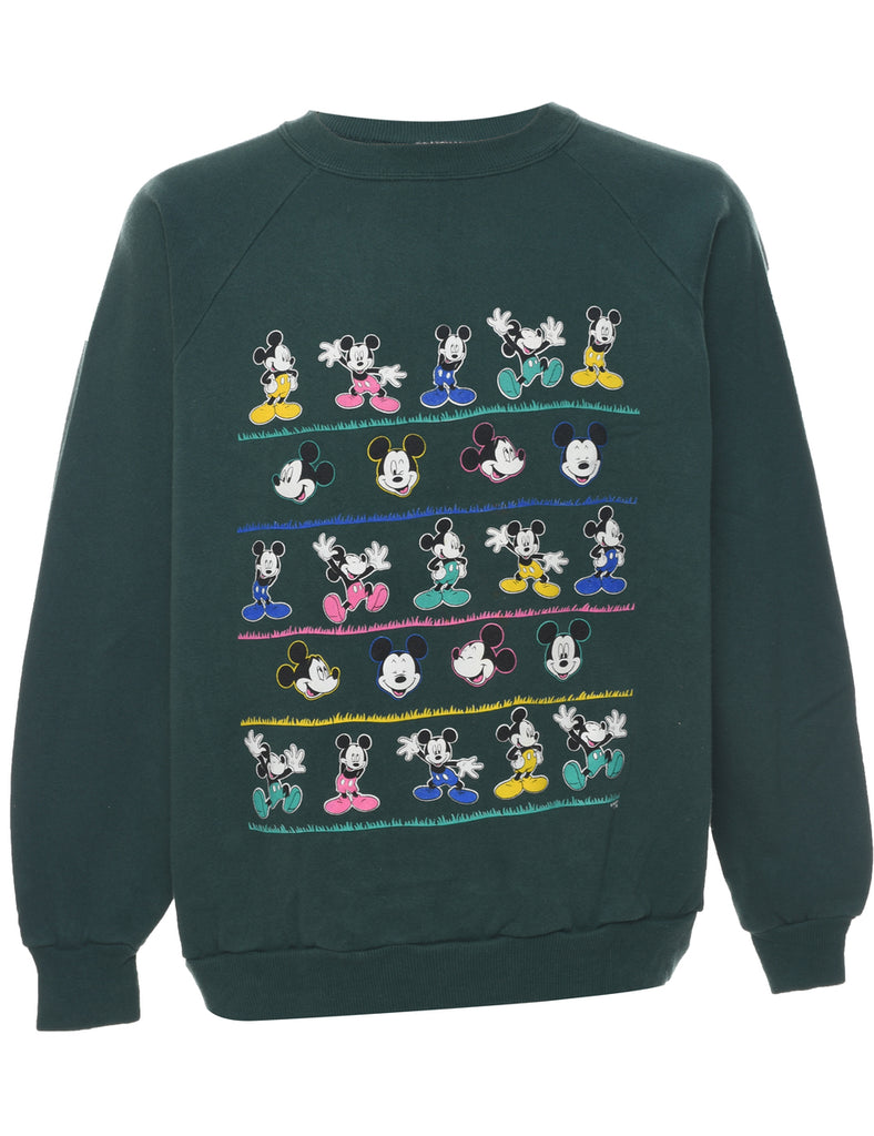 Mickey Mouse Cartoon Design 1990s Sweatshirt - XL
