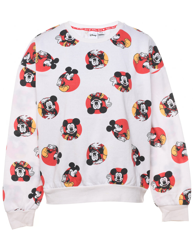 Mickey Mouse Cartoon Design Sweatshirt - M