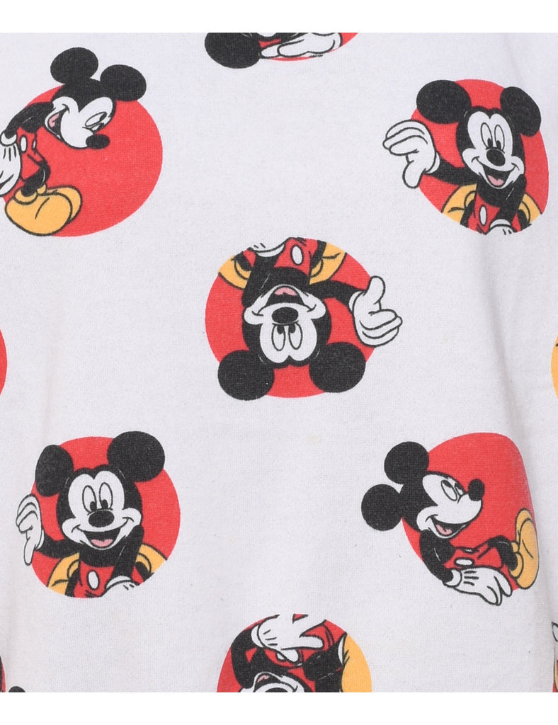 Mickey Mouse Cartoon Design Sweatshirt - M