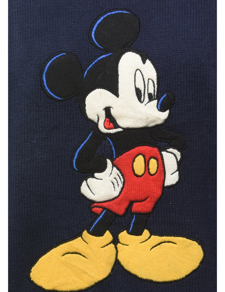 Mickey Mouse Embroidered Jumper - M