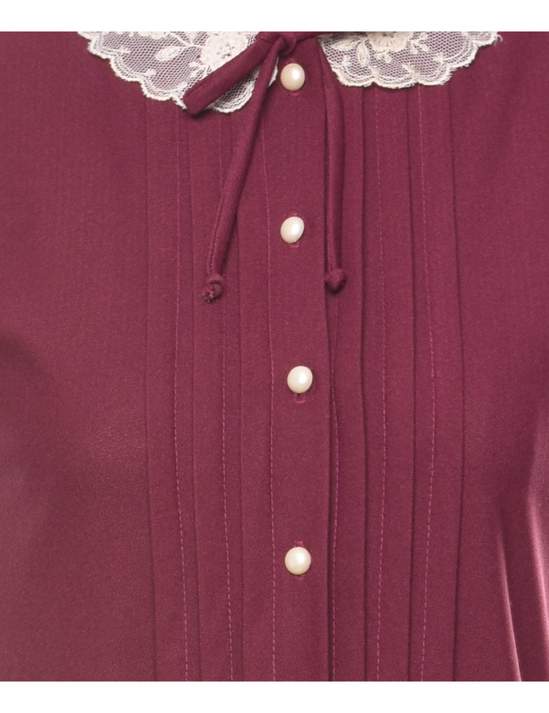 Midi Length Shirt Dress - S