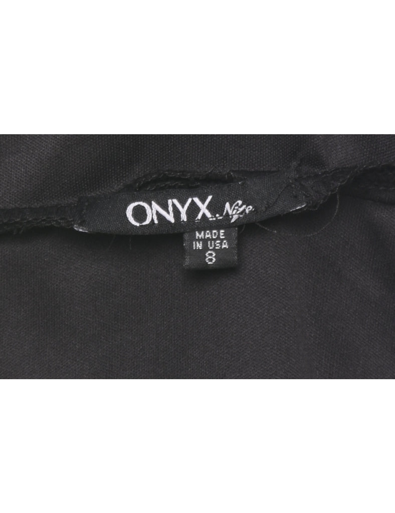 Mini Black Dress - S