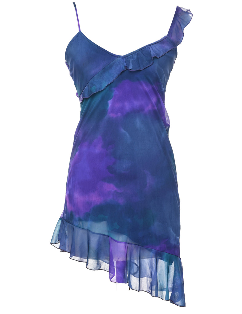 Mini Tie-dye Effect Dress - XS