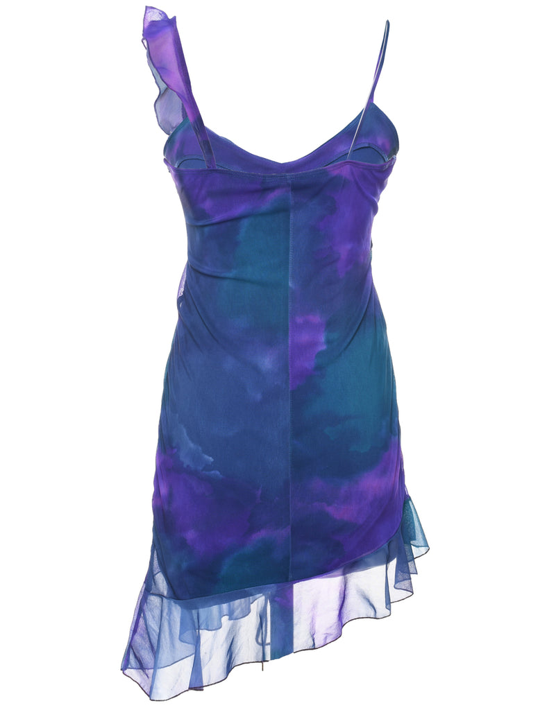 Mini Tie-dye Effect Dress - XS