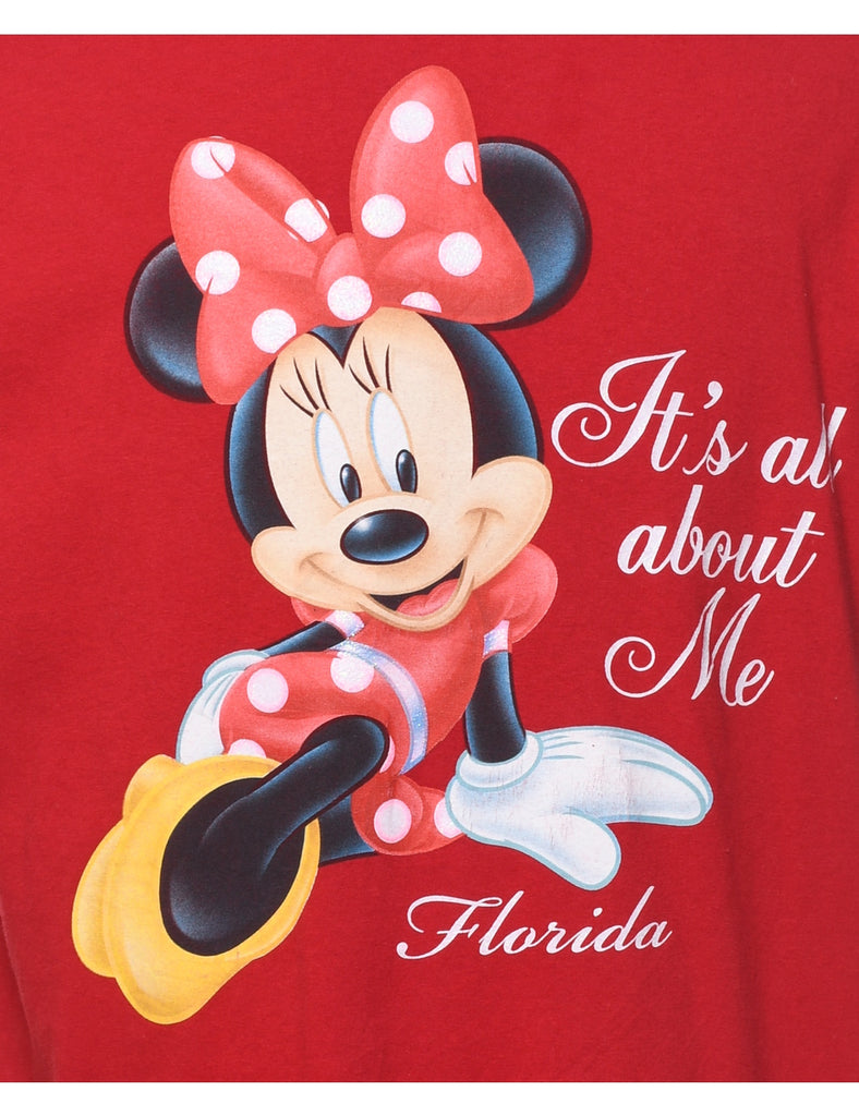 Minnie Mouse 1990s Cartoon T-shirt - XL
