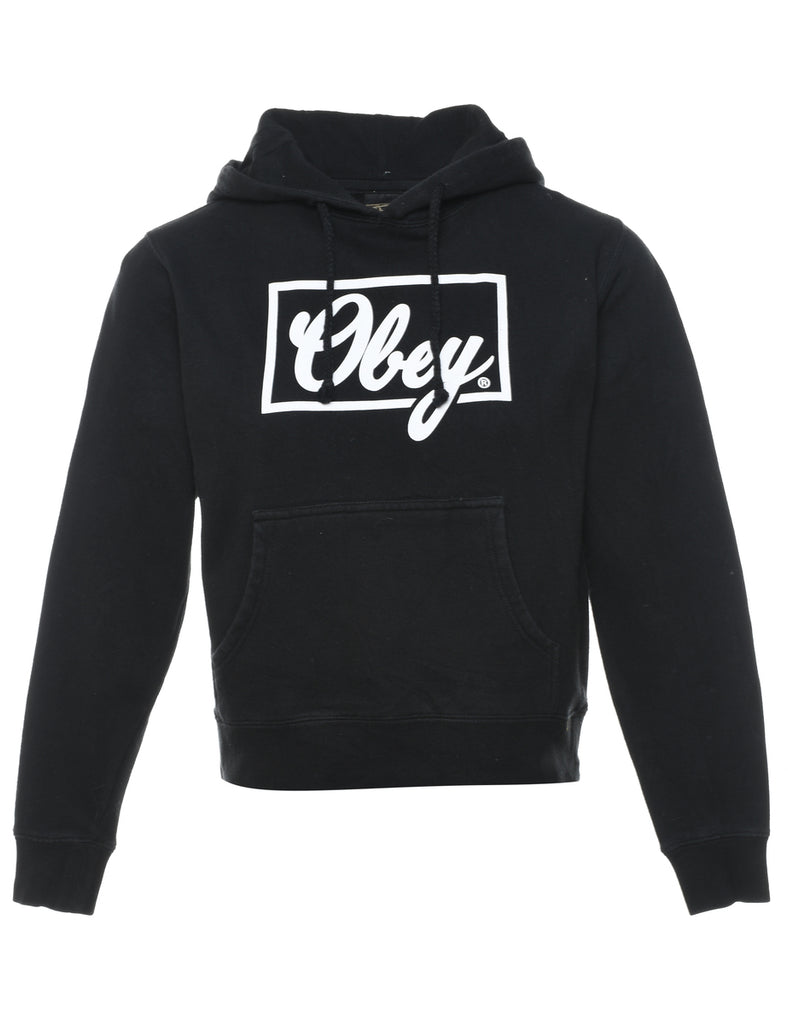 Monochrome Obey Hoodie - XS