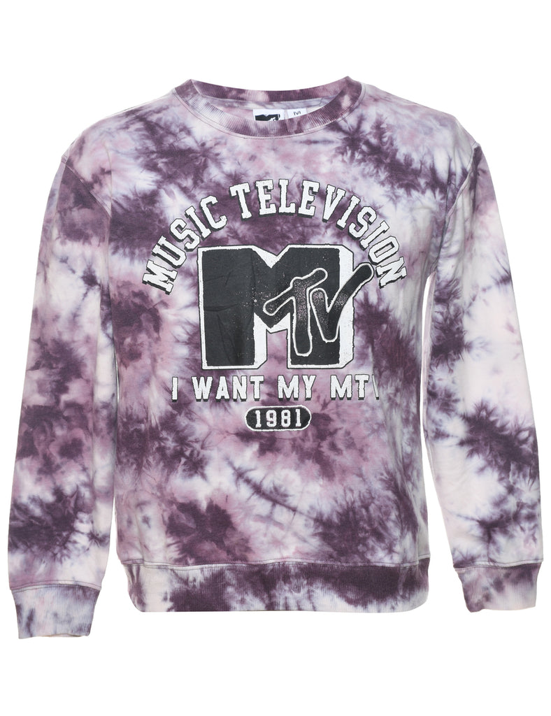 MTV Tie-Dye Sweatshirt - M