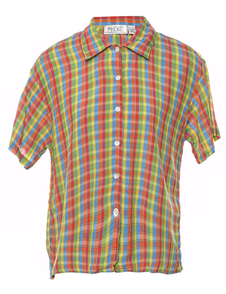 Multi-colour Checked Shirt - M