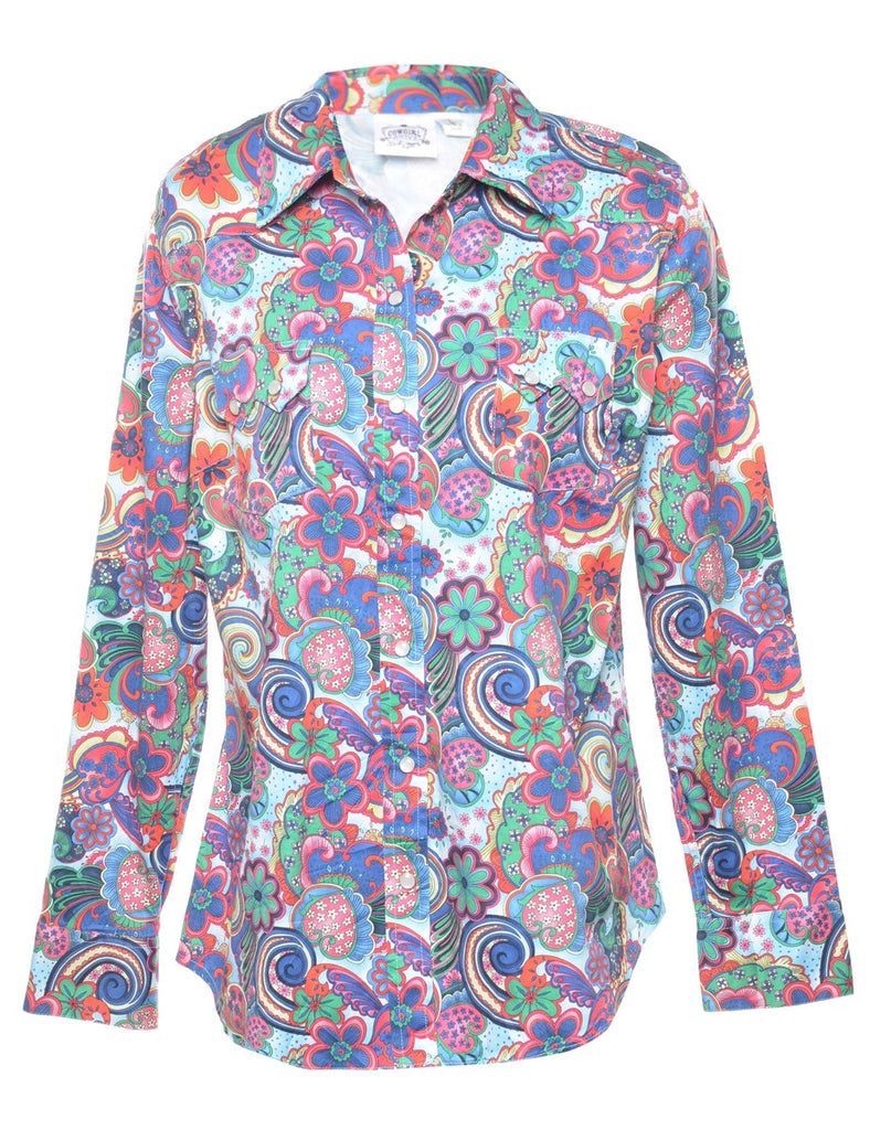 Multi-colour Floral Shirt - L