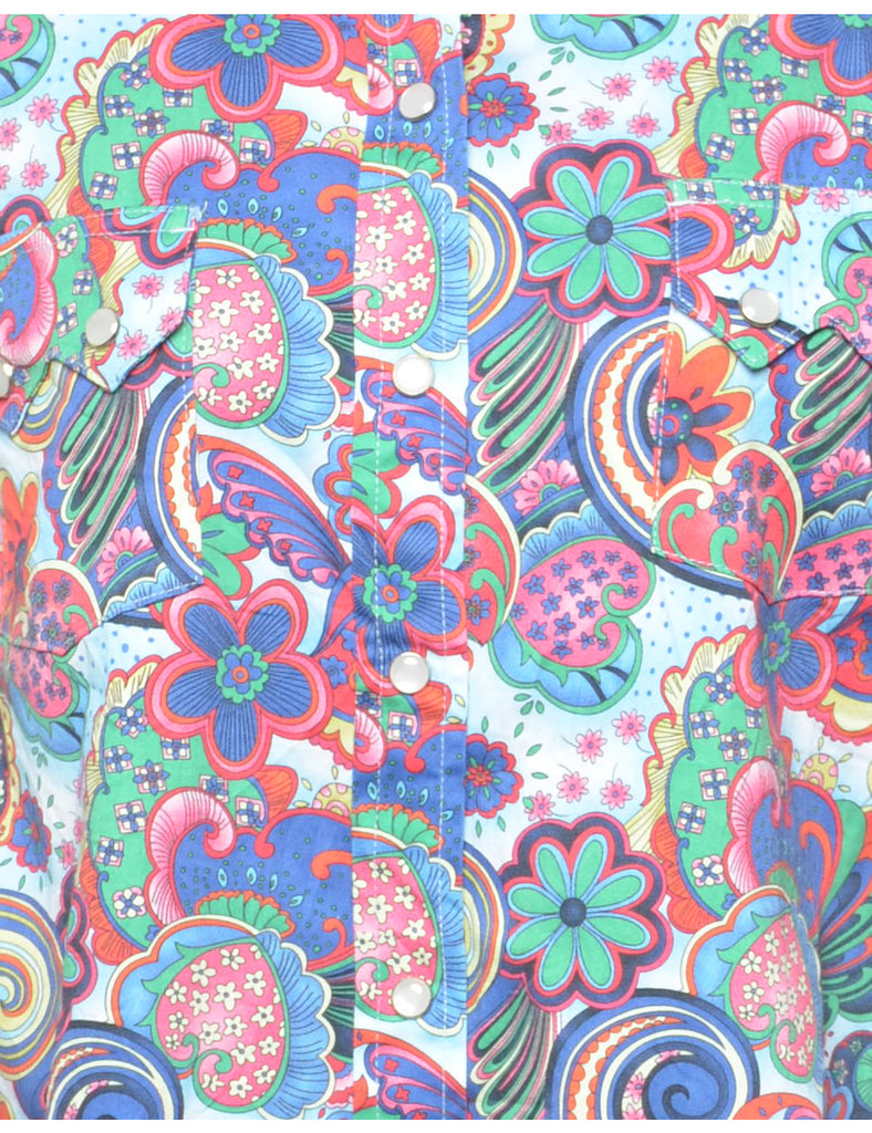 Multi-colour Floral Shirt - L