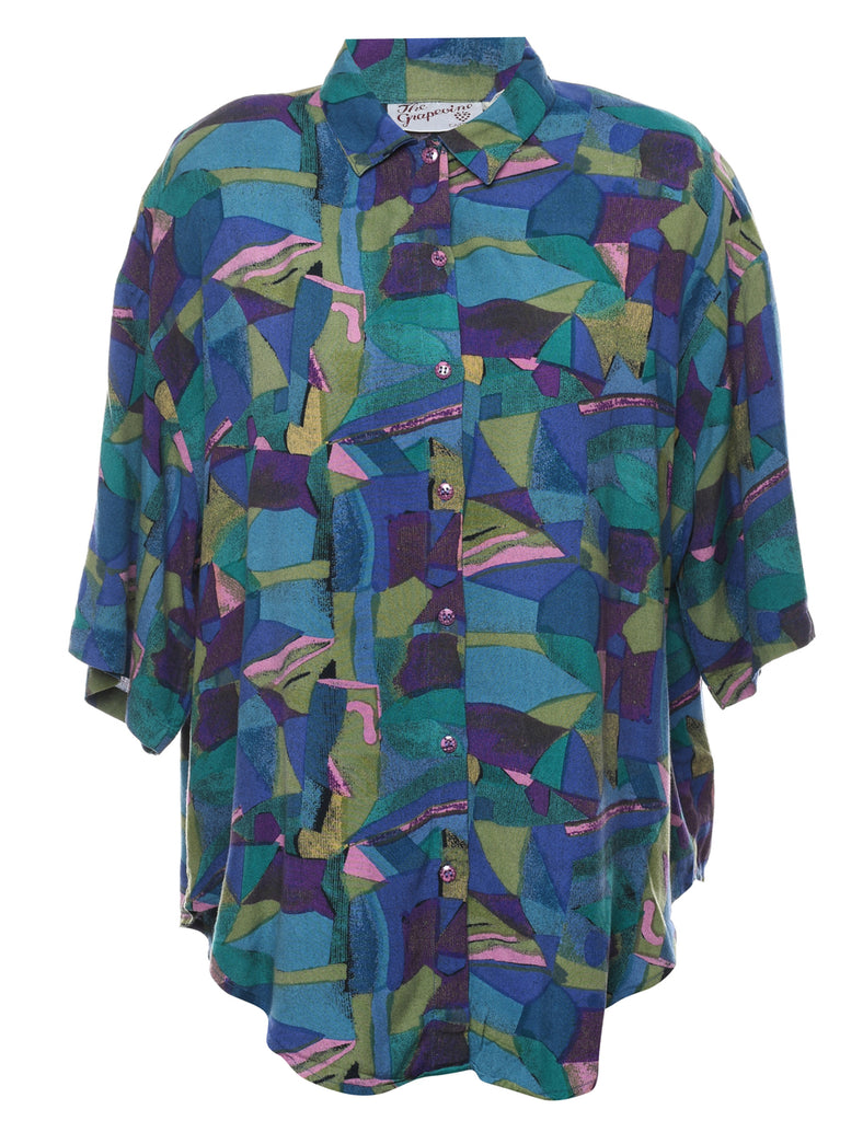 Multi-colour Geometric Shirt - XL