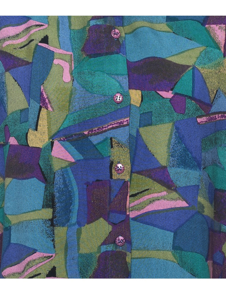 Multi-colour Geometric Shirt - XL