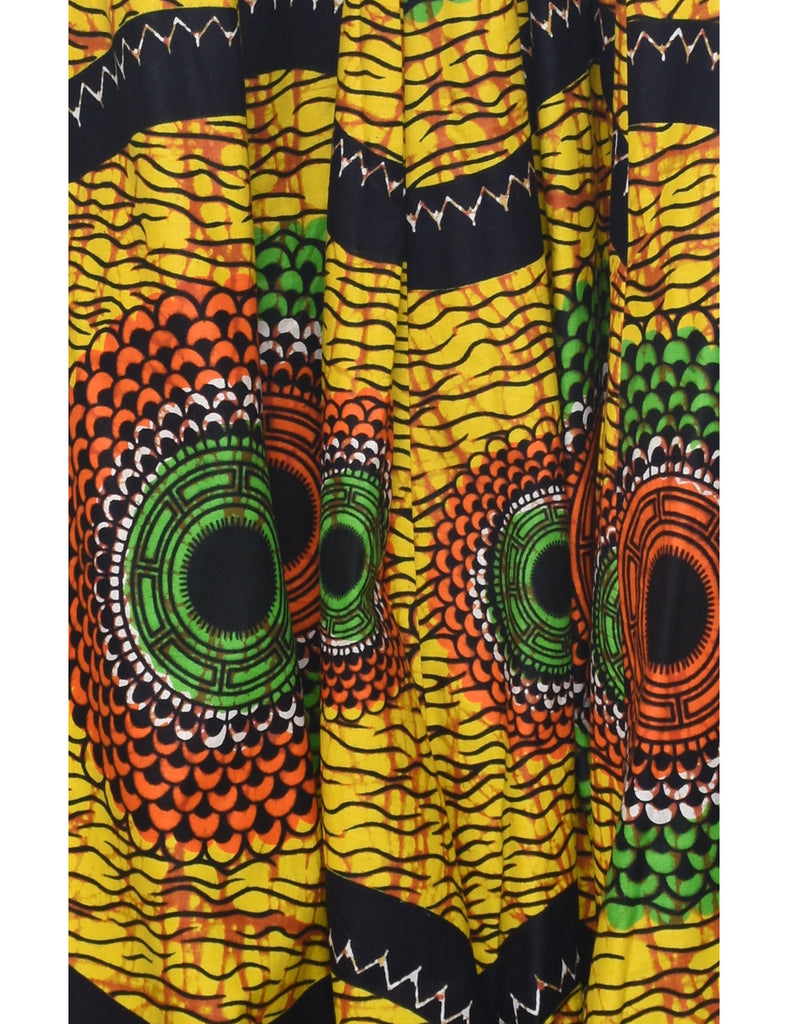 Multi-colour Midi Skirt - XS