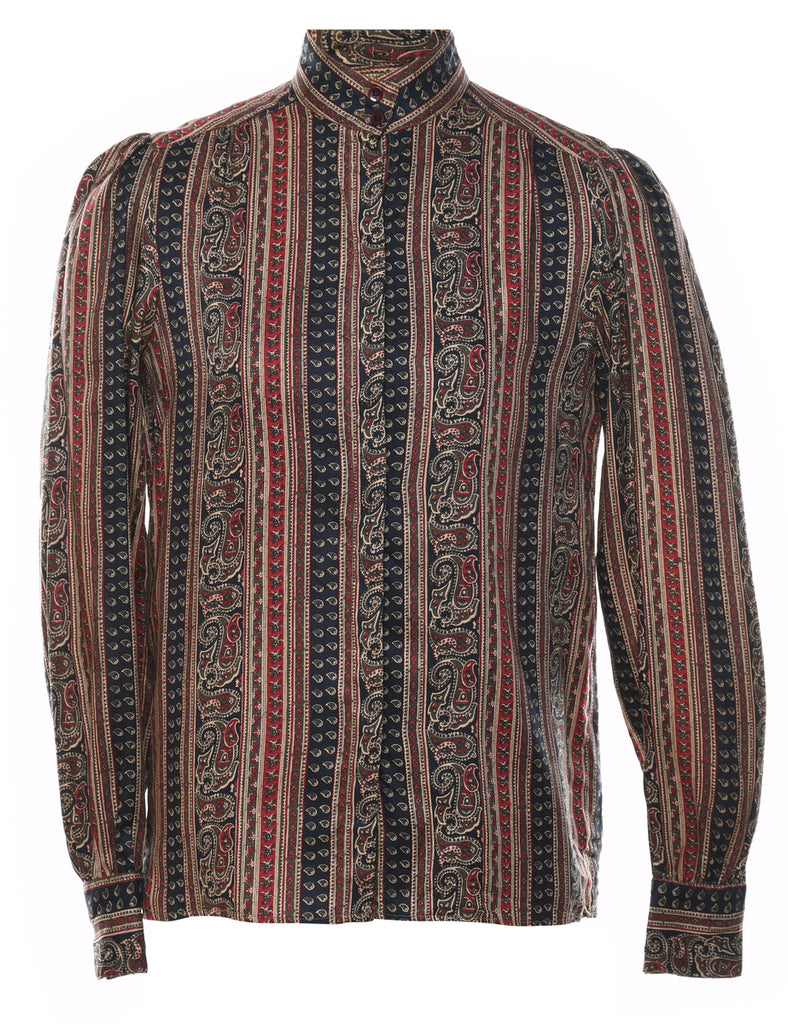 Multi-colour Paisley Blouse - M
