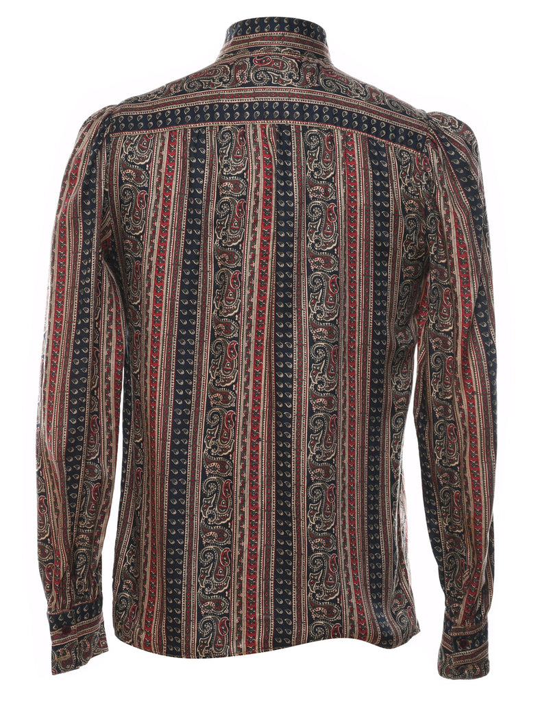 Multi-colour Paisley Blouse - M