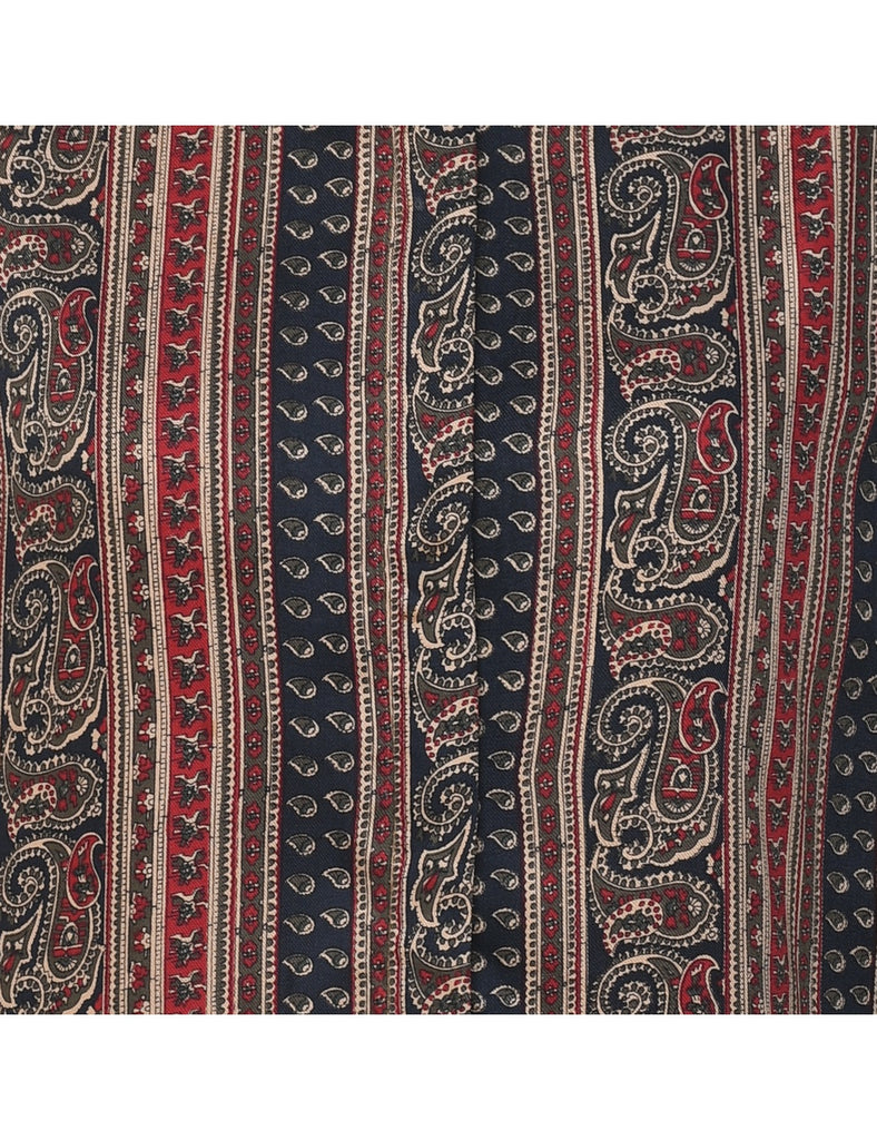 Multi-colour Paisley Blouse - M