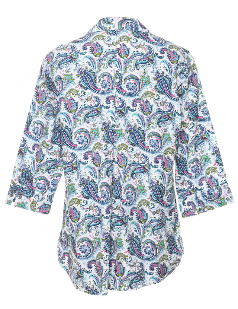 Multi-colour Paisley Shirt - M