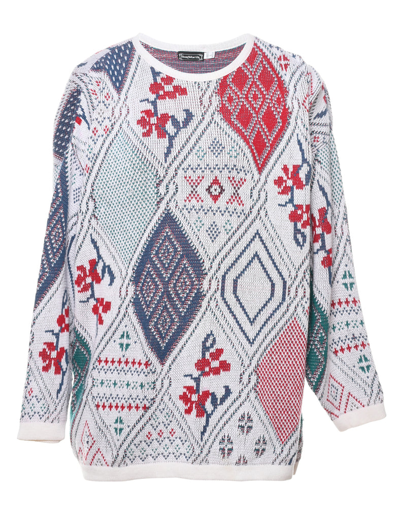 Multi-colour Patterned Jumper - L