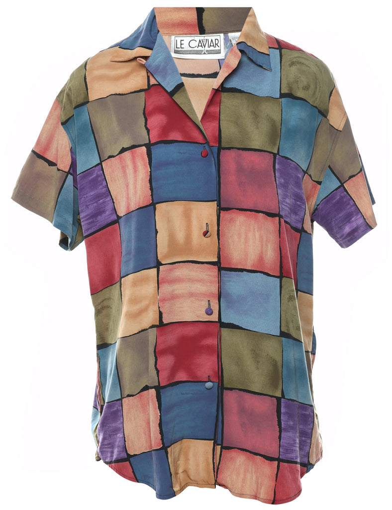 Multi-colour Printed Top - S