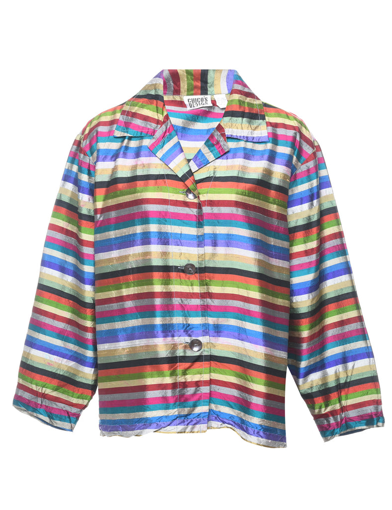 Multi-colour Striped Shirt - L