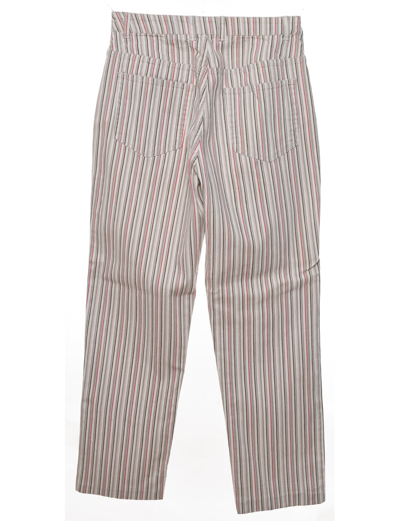 Multi-colour Striped Trousers - W30 L28